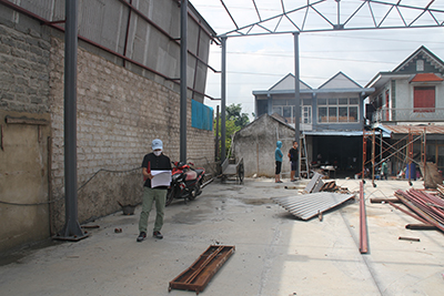 Thầy Huyến tư vấn phong thủy cho gia chủ xây siêu thị ở Minh Đức Thủy Nguyên