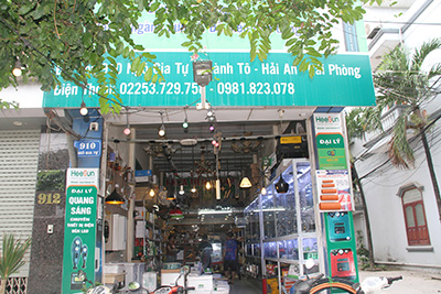 Xem phong thủy cửa hàng điện nước Quang Sáng