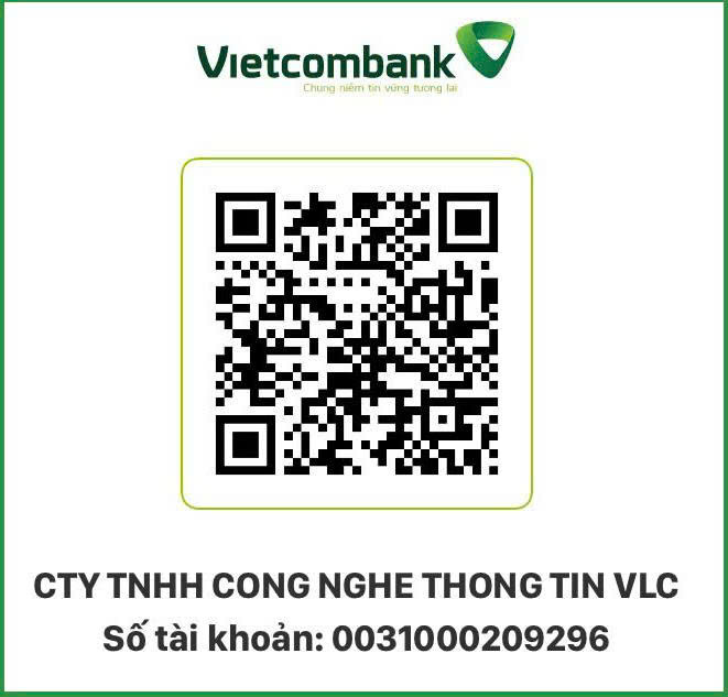 mã QR tài khoản công ty VLC